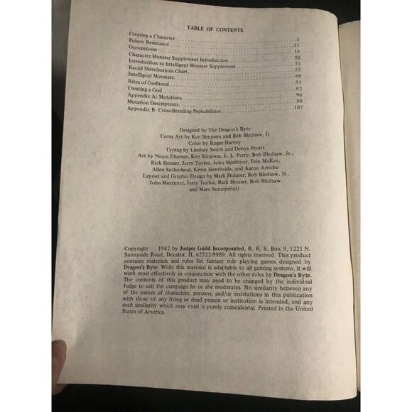 Dungeons & Dragons Judges Guild Field Guide to Encounters Vol 1 & 2 Vintage RPG - Picture 4 of 11